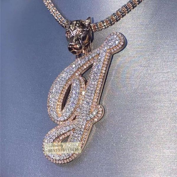 custom made honey comb setting iced out sterling sier two tone color vvs1 moissanite g letter pendant, Silver
custom made honey comb setting iced out sterling sier two tone color vvs1 moissanite g letter pendant, Silver