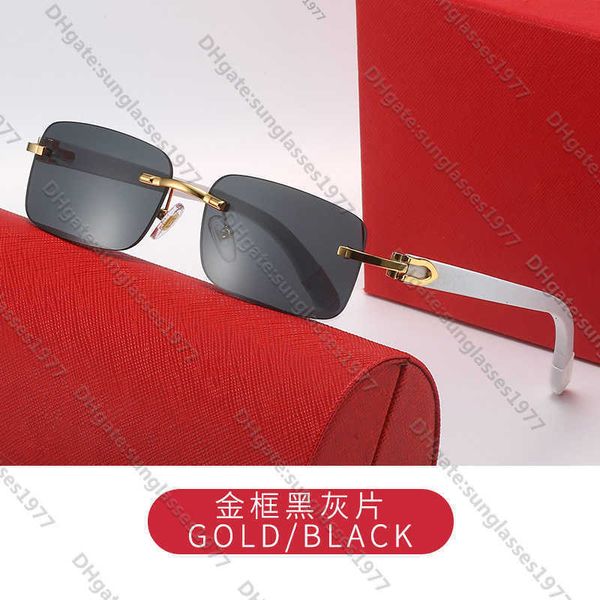 new kajia box wood leg sunglasses men's fashion spring frameless copper heart accessories glassessaxp, White;black
new kajia box wood leg sunglasses men's fashion spring frameless copper heart accessories glassessaxp, White;black