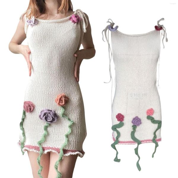 casual dresses ladies fashion crochet flower knit dress women's summer sleeveless tie shoulder strap slim fit tanks, Black;gray
casual dresses ladies fashion crochet flower knit dress women's summer sleeveless tie shoulder strap slim fit tanks, Black;gray