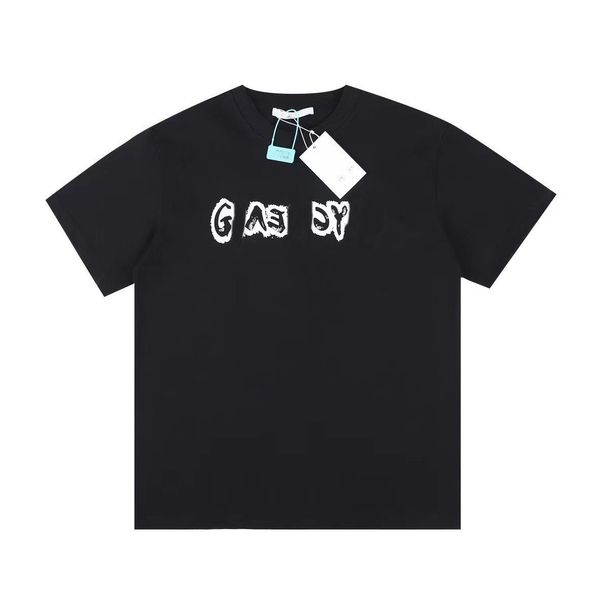 designer shirt gvc printed short sleeved t-shirt with graffiti letters printed on the front and back t-shirt, pure cotton round neck t-shirt, White;black
designer shirt gvc printed short sleeved t-shirt with graffiti letters printed on the front and back t-shirt, pure cotton round neck t-shirt, White;black