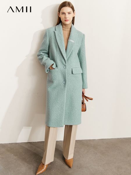 womens wool blends amii minimalism coat women winter warm loose turndown collar fashion vintage outdoor long 72240095 230828, Black
womens wool blends amii minimalism coat women winter warm loose turndown collar fashion vintage outdoor long 72240095 230828, Black