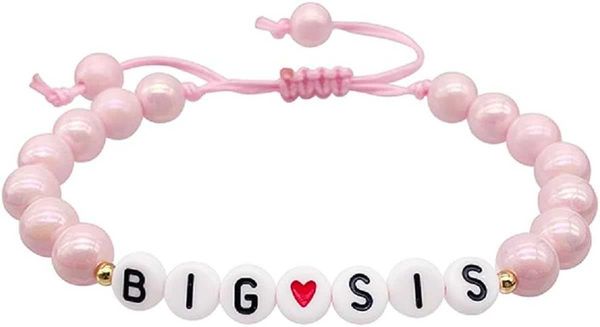 rdykgoog big sis bracelet - big sister gifts for little girls adjustable toddler jewelry - big sister announcement, Golden
rdykgoog big sis bracelet - big sister gifts for little girls adjustable toddler jewelry - big sister announcement, Golden