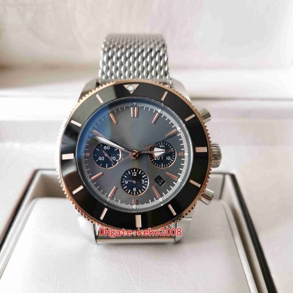 bls v2 ab0162121b1a1 mens watches 46mm rose gold stainless steel ceramic bezel chronograph eta automatic mechanical movement men watch wrist, Slivery;brown
bls v2 ab0162121b1a1 mens watches 46mm rose gold stainless steel ceramic bezel chronograph eta automatic mechanical movement men watch wrist, Slivery;brown