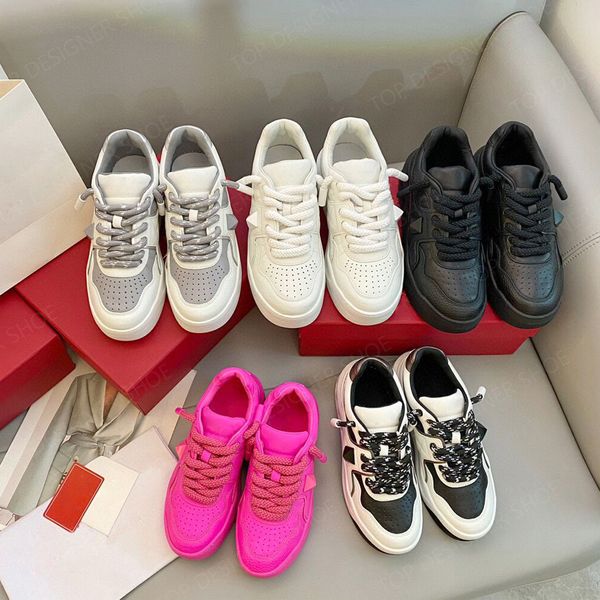 men women leather lace-up platform low tennis casual shoes sneakers black white fuchsia mens trainers sports sneaker luxury designe shoe 35-
men women leather lace-up platform low tennis casual shoes sneakers black white fuchsia mens trainers sports sneaker luxury designe shoe 35-