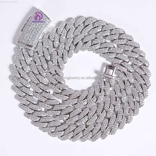 custom jewelry miami necklace 14mm 925 sterling silver vvs moissanite iced out diamond hip hop cuban link chain
custom jewelry miami necklace 14mm 925 sterling silver vvs moissanite iced out diamond hip hop cuban link chain