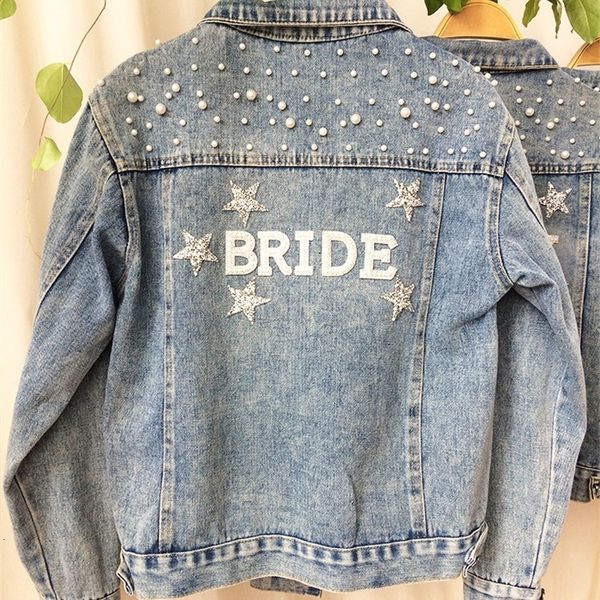 womens jackets bride pearl denim jacket with stars customized wifey jeans wedding coat woman personalized name blue 230828, Black;brown
womens jackets bride pearl denim jacket with stars customized wifey jeans wedding coat woman personalized name blue 230828, Black;brown