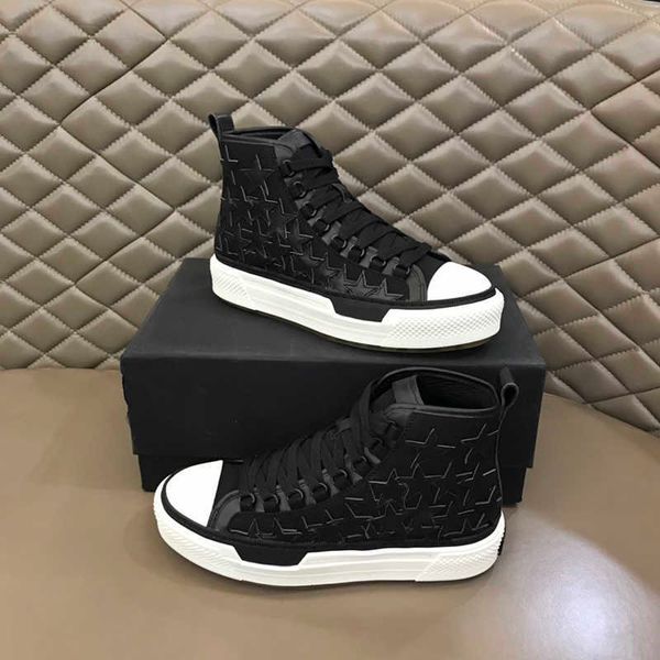 am men's shoes fashion design leather star patchwork high board shoes for men casual trend canvas black sports sneakers
am men's shoes fashion design leather star patchwork high board shoes for men casual trend canvas black sports sneakers