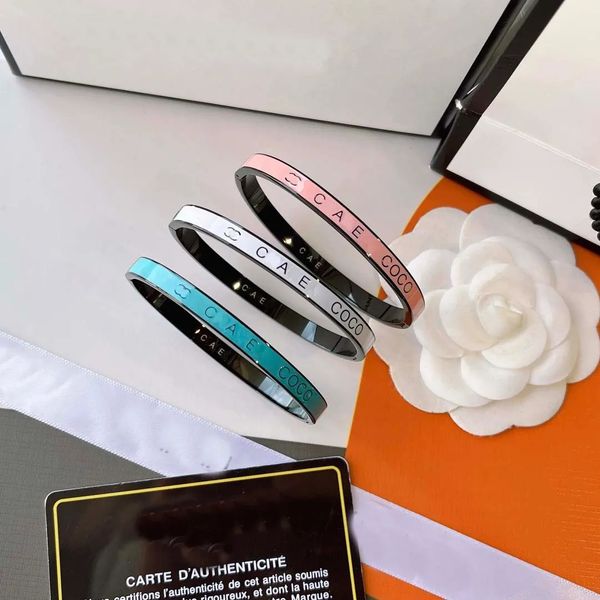 3 color black bangle bracelets enamel women men bangle luxury designer jewelry black plated stainless steel lovers gift bangles mens bracele 
3 color black bangle bracelets enamel women men bangle luxury designer jewelry black plated stainless steel lovers gift bangles mens bracele