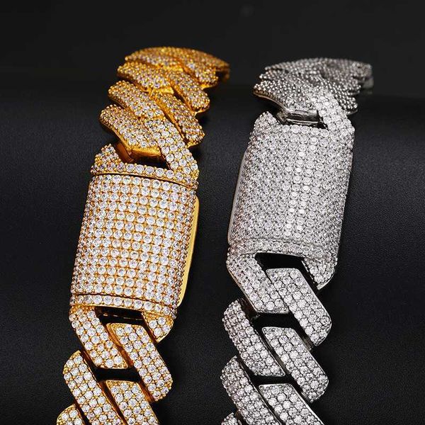 popular gold filled 24k gold plated 925 sterling silver iced out micro pave 3 rows vvs moissanite cuban link chain necklace
popular gold filled 24k gold plated 925 sterling silver iced out micro pave 3 rows vvs moissanite cuban link chain necklace