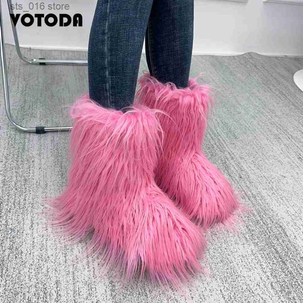 boots mongolian fur snow boots for women winter warm plush boots outdoor platform solid color mid calf boots y2k furry cute girl shoes t2308, Black
boots mongolian fur snow boots for women winter warm plush boots outdoor platform solid color mid calf boots y2k furry cute girl shoes t2308, Black