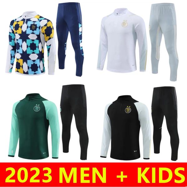 men kids 2023 2024 algeria tracksuit mahrez soccer jerseys 23 24 bounedjah survetement maillot de foot feghoul sportswear football training, Black;yellow
men kids 2023 2024 algeria tracksuit mahrez soccer jerseys 23 24 bounedjah survetement maillot de foot feghoul sportswear football training, Black;yellow
