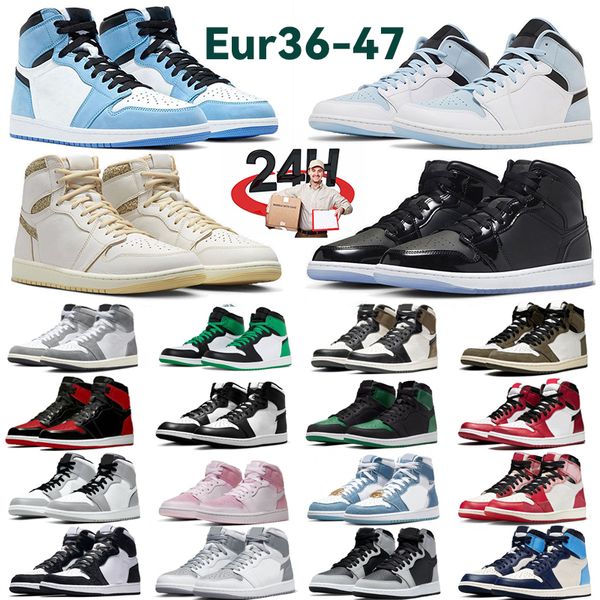2023 new 1s basketball shoes mens sneakers black phantom washed pink olive white cement lucky green reverse mocha bred patent womens trainer
2023 new 1s basketball shoes mens sneakers black phantom washed pink olive white cement lucky green reverse mocha bred patent womens trainer