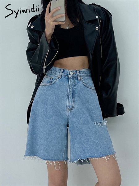 skirts syiwidii jeans shorts for women summer 2023 tassel ripped high waisted straight wide leg casual harajuku streetwear 230828, Black
skirts syiwidii jeans shorts for women summer 2023 tassel ripped high waisted straight wide leg casual harajuku streetwear 230828, Black