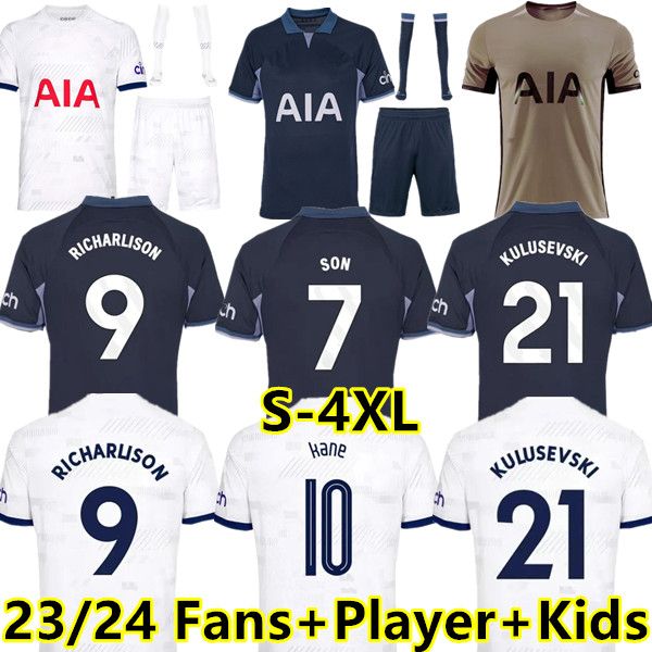 s-4xl maddison son 23 24 soccer jerseys kulusevski richarlison kulusevski 2023 2024 romero veliz van de ven bissouma tottenham football kit, Black;yellow
s-4xl maddison son 23 24 soccer jerseys kulusevski richarlison kulusevski 2023 2024 romero veliz van de ven bissouma tottenham football kit, Black;yellow