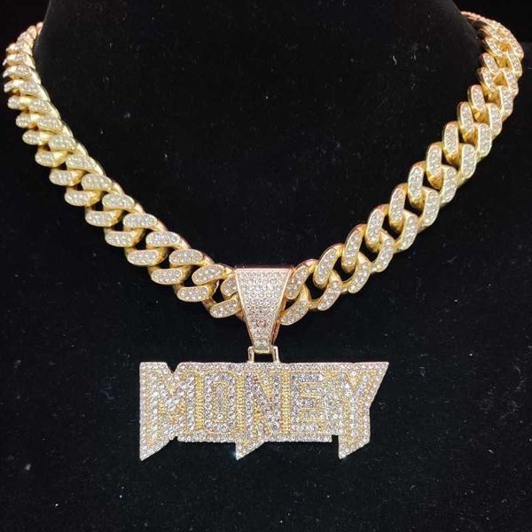 pendant necklaces men women hip hop money necklace with 13mm cuban chain hiphop iced out bling fashion jewelry charm gifts 230613, Silver
pendant necklaces men women hip hop money necklace with 13mm cuban chain hiphop iced out bling fashion jewelry charm gifts 230613, Silver