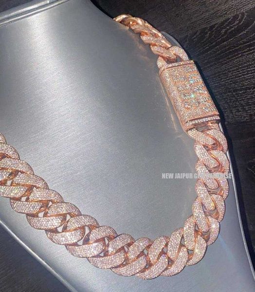 heavy quality | 25mm cuban link chain | vvs quality moissanite diamond | 925 sterling silver | rose gold plated | gift for him
heavy quality | 25mm cuban link chain | vvs quality moissanite diamond | 925 sterling silver | rose gold plated | gift for him
