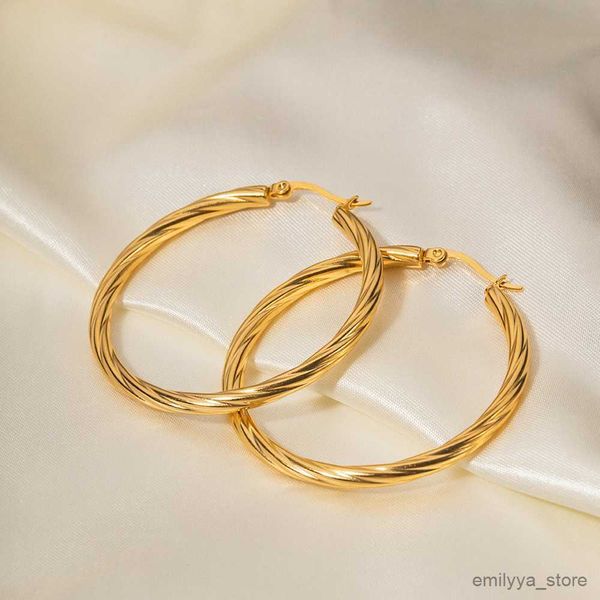 charm youthway stainless steel metal wrap round earrings for waterproof jewelry femme r230829, Golden
charm youthway stainless steel metal wrap round earrings for waterproof jewelry femme r230829, Golden