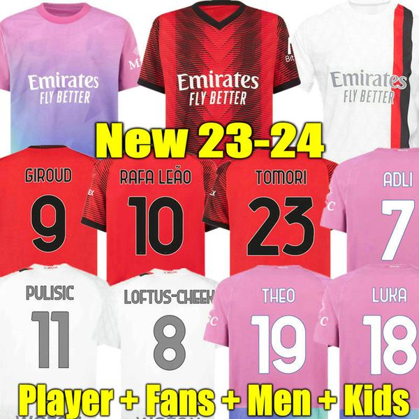pulisic 23 24 rafa leao soccer jerseys fans player football shirt 2023 2024 calabria camiseta de futbol theo loftus-cheek fourth 4th ac mila, Black;yellow
pulisic 23 24 rafa leao soccer jerseys fans player football shirt 2023 2024 calabria camiseta de futbol theo loftus-cheek fourth 4th ac mila, Black;yellow