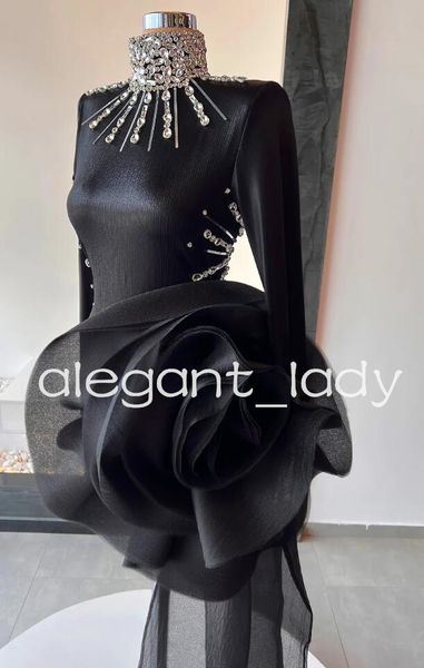 little black dress 3d floral mini evening cocktail dresses high neck crystal beaded long sleeve backless short birthday gown, Black;red
little black dress 3d floral mini evening cocktail dresses high neck crystal beaded long sleeve backless short birthday gown, Black;red