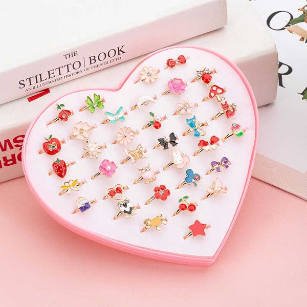 36pcs/box cute cartoon kids rings korean animal flower adjustable child girls finger rings children kawaii sweet gifts, Red;brown
36pcs/box cute cartoon kids rings korean animal flower adjustable child girls finger rings children kawaii sweet gifts, Red;brown