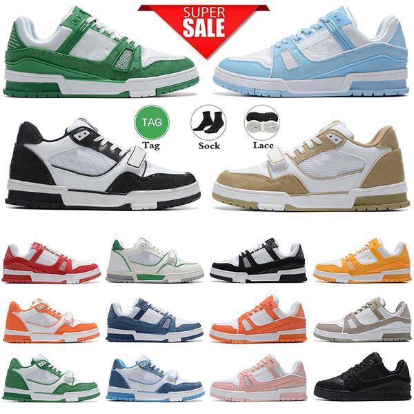 designer flat sneaker virgil trainer casual shoes denim canvas leather abloh green red blue letter overlays fashion platform mens womens des, Black
designer flat sneaker virgil trainer casual shoes denim canvas leather abloh green red blue letter overlays fashion platform mens womens des, Black