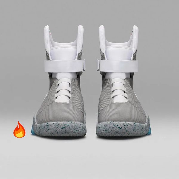 automatic laces air mag back to the future glow in the dark gray basketball shoes marty mcfly's led shoes lighting mags size 40-48, Black
automatic laces air mag back to the future glow in the dark gray basketball shoes marty mcfly's led shoes lighting mags size 40-48, Black