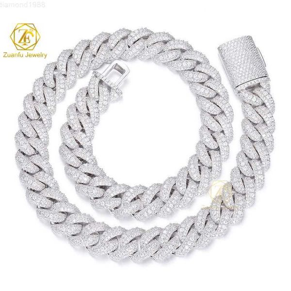 drop shipping vvs moissanite diamond high-quality 15mm bubble chain cuban chain personality tide brand hip-hop cuban necklace, Silver
drop shipping vvs moissanite diamond high-quality 15mm bubble chain cuban chain personality tide brand hip-hop cuban necklace, Silver
