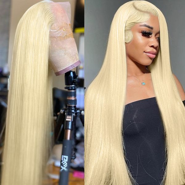 30 32 Inch 613 Blonde Straight 13x6 Lace Frontal Wig 250 Density Color 13x4 Lace Front Wig Human Hair 4x4 Closure Wig for Women, Natural color
30 32 Inch 613 Blonde Straight 13x6 Lace Frontal Wig 250 Density Color 13x4 Lace Front Wig Human Hair 4x4 Closure Wig for Women, Natural color