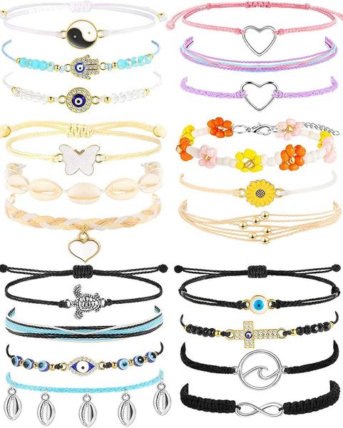 yeezii 20 pieces string bracelets for women teen girls boho waterproof adjustable evil eye bracelets pack cute handmade friendship bracelets, Silver
yeezii 20 pieces string bracelets for women teen girls boho waterproof adjustable evil eye bracelets pack cute handmade friendship bracelets, Silver