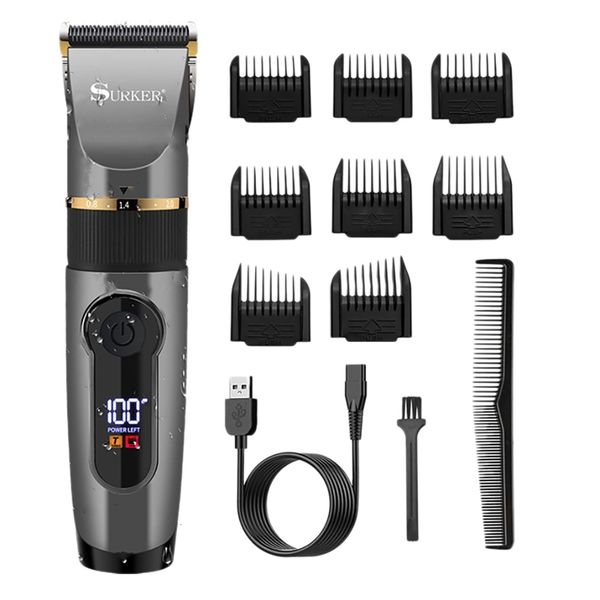 electric shavers surker hair clipper ceramic professional fine adjustable trimmer low noise cutting machine razor 230828
electric shavers surker hair clipper ceramic professional fine adjustable trimmer low noise cutting machine razor 230828