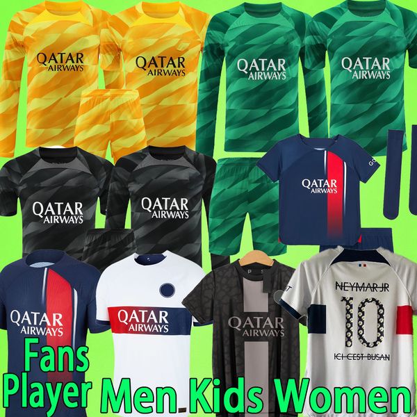 maillot de foot psgs 2023 2024 soccer jerseys men set gk kit goalkeeper sergio ramos 23 24 mbappe verratti paris football shirt t long sleev, Black;yellow
maillot de foot psgs 2023 2024 soccer jerseys men set gk kit goalkeeper sergio ramos 23 24 mbappe verratti paris football shirt t long sleev, Black;yellow