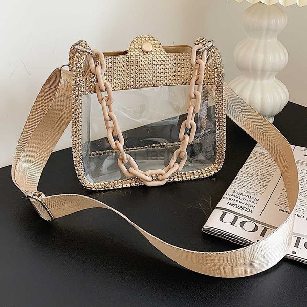 shoulder bags pvc transparent shoulder designer bag rhinestone thick chain women's handdesigner fashionable personalized casual caitlin
shoulder bags pvc transparent shoulder designer bag rhinestone thick chain women's handdesigner fashionable personalized casual caitlin