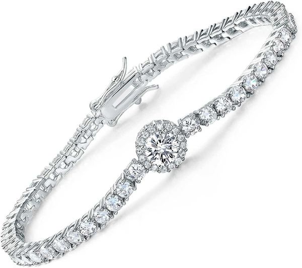 gemsme 18k gold plated 3.0mm bracelet classic hypoallergenic cubic zirconia tennis bracelet for women 6.5-8.5 inch, Silver
gemsme 18k gold plated 3.0mm bracelet classic hypoallergenic cubic zirconia tennis bracelet for women 6.5-8.5 inch, Silver