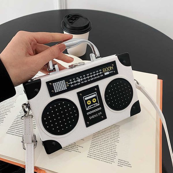 fashion bags radio box bag creative personality quirky retro shoulder crossbody bag 0901
fashion bags radio box bag creative personality quirky retro shoulder crossbody bag 0901