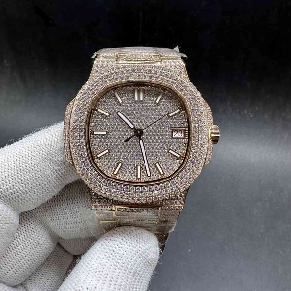 full diamond watch 5711 swarovski diamonds everywhere rose gold case 40mm cal.324 automatic high grade men watches, Slivery;brown
full diamond watch 5711 swarovski diamonds everywhere rose gold case 40mm cal.324 automatic high grade men watches, Slivery;brown