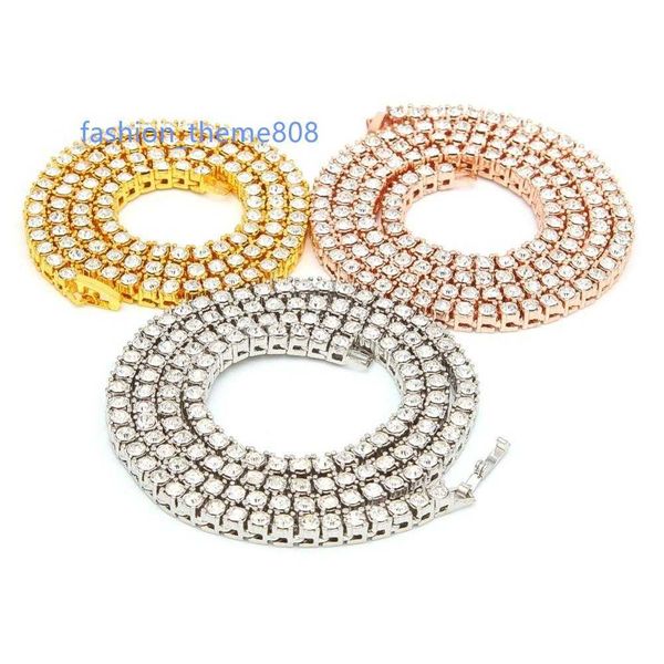 men's hip hop tennis chains bling iced out 1 row necklaces silver gold rose gold color men chain, Black
men's hip hop tennis chains bling iced out 1 row necklaces silver gold rose gold color men chain, Black