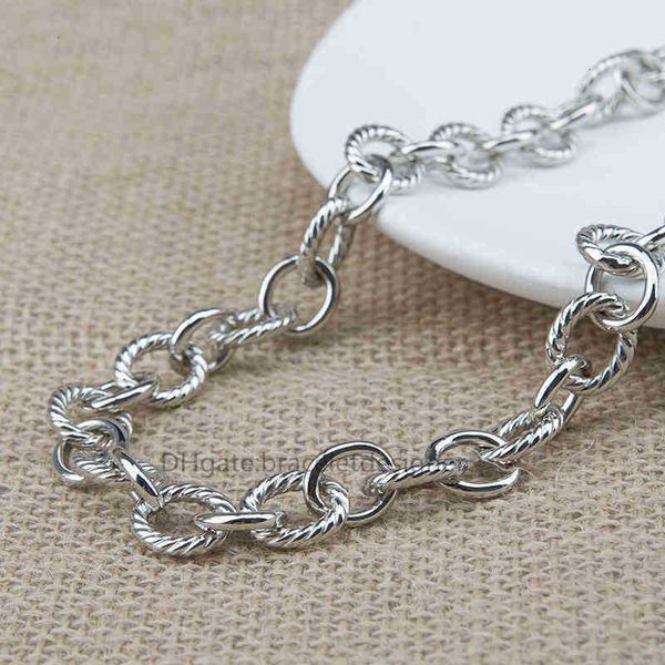 twisted cable jewelry charm necklaces women designer necklace gold chains sliver madison chain medium necklaces men party punk 44cm, Silver
twisted cable jewelry charm necklaces women designer necklace gold chains sliver madison chain medium necklaces men party punk 44cm, Silver