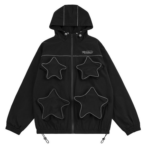 mens jackets fashion high street hip hop jacket with star pockets streetwear loose fit y2k coat hooded outerwear for male 230829, Black;brown
mens jackets fashion high street hip hop jacket with star pockets streetwear loose fit y2k coat hooded outerwear for male 230829, Black;brown