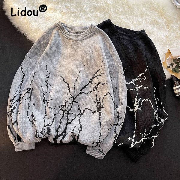 men's sweaters autumn winter fashion casual streetwear knitted sweater men retro y2k loose long sleeve all-match knitwear pullover clo, White;black
men's sweaters autumn winter fashion casual streetwear knitted sweater men retro y2k loose long sleeve all-match knitwear pullover clo, White;black
