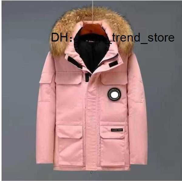 men's down parkas jackets winter work clothes jacket outdoor thickened fashion warm keeping couple live broadcast canadian goose coat g, Black
men's down parkas jackets winter work clothes jacket outdoor thickened fashion warm keeping couple live broadcast canadian goose coat g, Black
