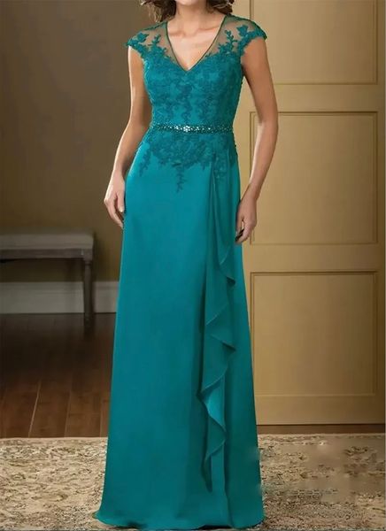 turquoise a-line evening dresses v neck lace appliques chiffon mother of the bride dresses custom mother beads godmother gowns, Black;red
turquoise a-line evening dresses v neck lace appliques chiffon mother of the bride dresses custom mother beads godmother gowns, Black;red