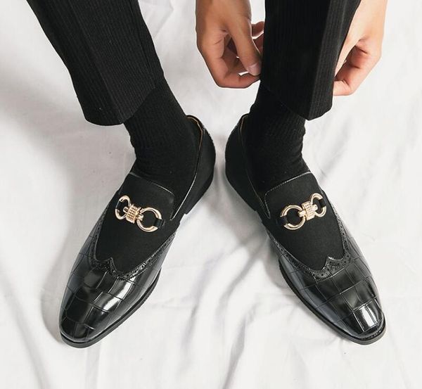 loafers men shoes pu leather solid color round toe flat heel casual fashion crocodile pattern comfortable breathable set foot business dress, Black
loafers men shoes pu leather solid color round toe flat heel casual fashion crocodile pattern comfortable breathable set foot business dress, Black