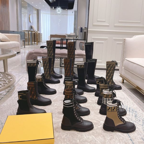 designer boots letter knitted mid sleeve short boots spring and autumn flat heel cowhide boots pointed head slim leg elastic boots for women, Black
designer boots letter knitted mid sleeve short boots spring and autumn flat heel cowhide boots pointed head slim leg elastic boots for women, Black