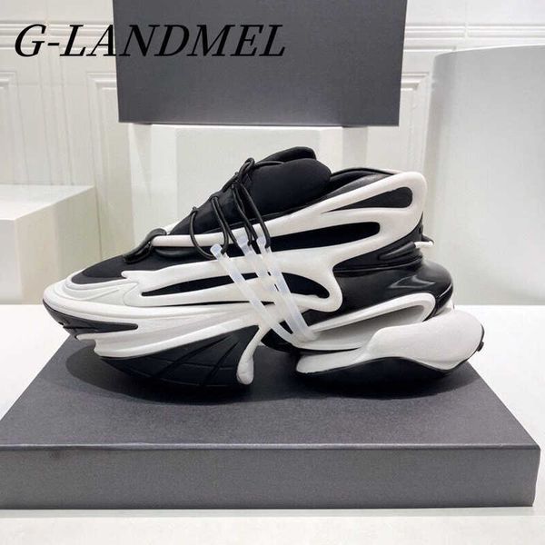 new 2022 couple sneakers thick sole lace up flat shoe fashion mixed color platform shoe designer runway daddy shoe women
new 2022 couple sneakers thick sole lace up flat shoe fashion mixed color platform shoe designer runway daddy shoe women