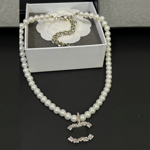 18k gold plated stainless steel pendant necklace fashion women designer brand c-letter round necklaces choker chain crystal imitation pearl, Silver
18k gold plated stainless steel pendant necklace fashion women designer brand c-letter round necklaces choker chain crystal imitation pearl, Silver