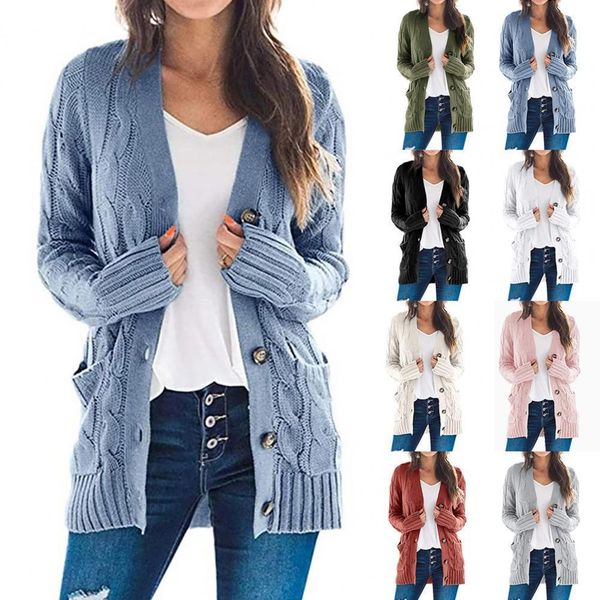 women s knits tees women autumn open front knitted cardigan sweater pockets outwear coat clothing pull femme 230829, White
women s knits tees women autumn open front knitted cardigan sweater pockets outwear coat clothing pull femme 230829, White