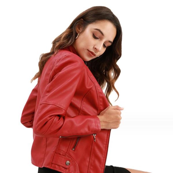 new womens leather jacket motorcycle biker zipper coat winter outwear casual fashion style jacket for women44, Black;brown
new womens leather jacket motorcycle biker zipper coat winter outwear casual fashion style jacket for women44, Black;brown