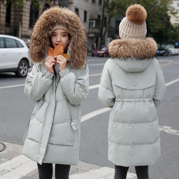 off season special thick loose white duck down jacket womens mid length korean winter fox fur collar coat, Black
off season special thick loose white duck down jacket womens mid length korean winter fox fur collar coat, Black