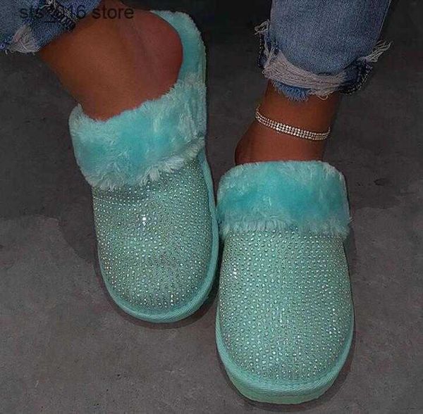 slippers new fashion women's slippers winter new hedging rhinestone flat home slippers 35-43 faux fur warm house slippers women t230828, Black
slippers new fashion women's slippers winter new hedging rhinestone flat home slippers 35-43 faux fur warm house slippers women t230828, Black