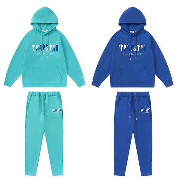 designer men's tracksuit men's and women's hoodies trapstar new white blue towel embroidered letter plush hooded sweater pant, Black
designer men's tracksuit men's and women's hoodies trapstar new white blue towel embroidered letter plush hooded sweater pant, Black